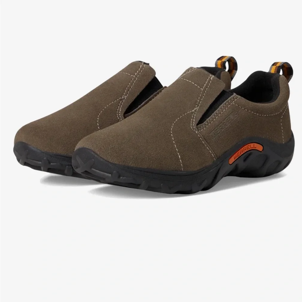 Merrell Dark Brown Kids Jungle Moccasins